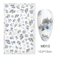thumbnail image 1 of Abstract Face Nail Stickers Flower Leaf Butterfly Letter Color Block Decals Gel Polish Sliders Summer Spring Decor, 1 of 3