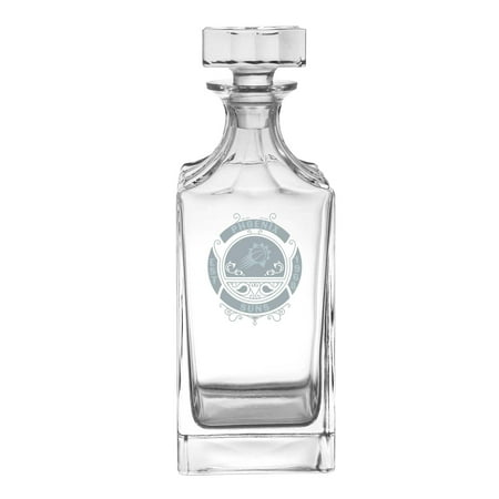 

Phoenix Suns 23.75oz. Frost Baroque Glass Decanter