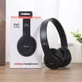 thumbnail image 1 of Auriculares Bluetooth plegables con graves potentes, ergonómicos, inalámbricos, deportivos, para estudiantes, adultos, hogar, oficina, escuela, color negro, 1 of 6