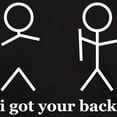 thumbnail image 3 of CafePress - I Got Your Back T Shirt - Men's Classic Graphic Cotton T-Shirt, 3 of 4