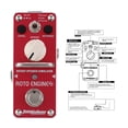 thumbnail image 3 of Labymos AROMA ARE-3 Roto Engine Rotary Speaker Simulator Mini Single Electric Guitar Effect Pedal with True Bypass, 3 of 8