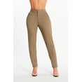 thumbnail image 2 of Pantalón Formal Ajustado Dama Beige Mundo Terra 026216, 2 of 3