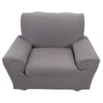 thumbnail image 3 of Yeahmart Stretch Elastic Polyester Sofa Slipcover, Gray, 3 of 6