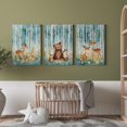 thumbnail image 4 of Hieng Baby Boy Nursery Wall Decor,Forest Animal Fox Bear Wall Hieng Set of 3 Boy Adventure Toddler Room Nursery Decor,Watercolor Mountain Forest Nature Woodland Painting Pictures for Bedroom, 4 of 6