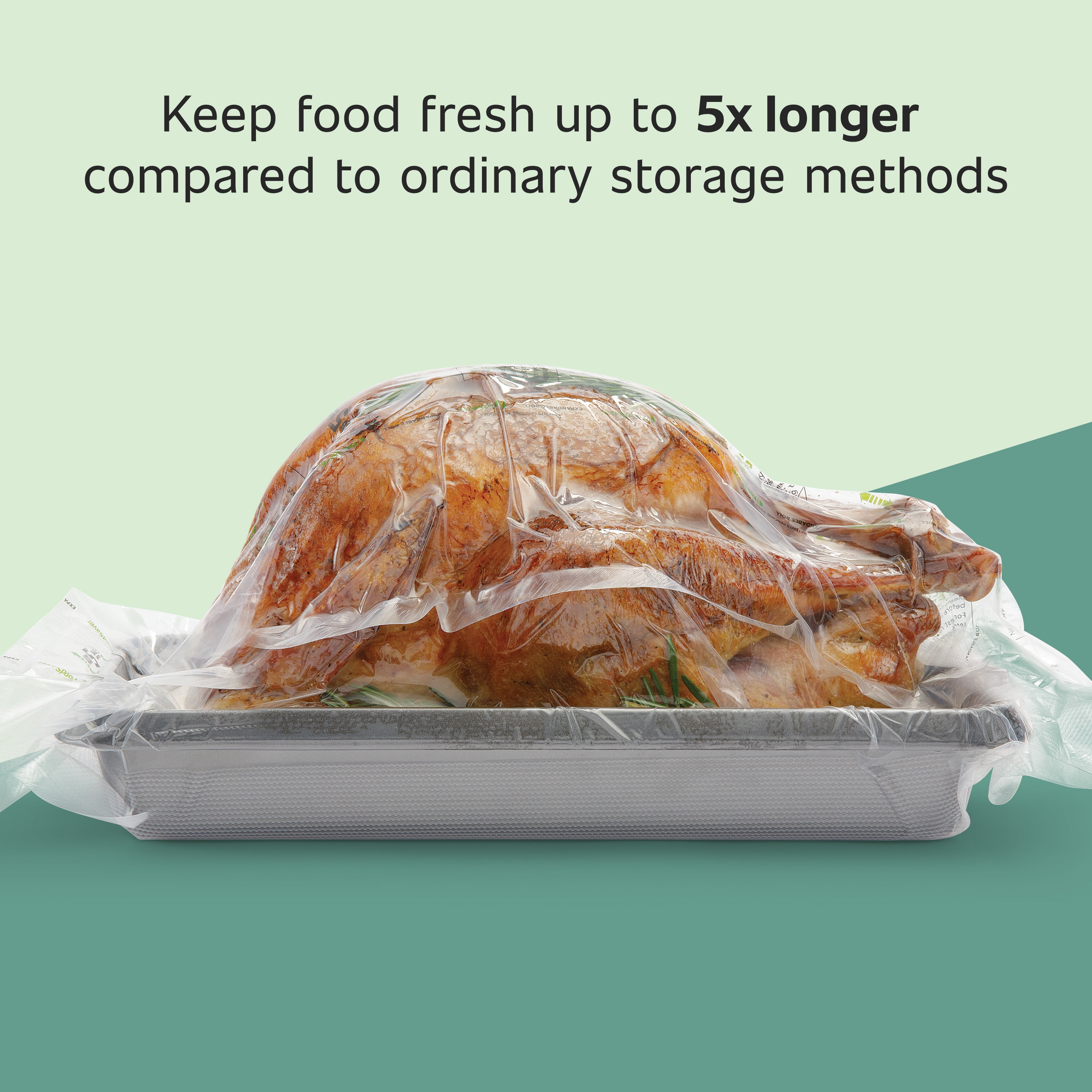 100pcs 11x16 Gallon Size Vacuum Sealer Bags Food Magic Seal for Vacuum Sealer Foodsaver Storage Bags