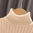 thumbnail image 6 of Diufon Baby Boys Girls Sweater Unisex High Neck Pullover Knitwear Long Sleeve Turtleneck Soft Warm Clothes, 6 of 6