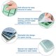 thumbnail image 4 of Paquete de 3 bandejas para cubitos de hielo, moldes de silicona para cubitos de hielo con tapas a prueba de derrames, fácil liberación, flexibles, para bebidas frías, comida para bebés, whisky, 4 of 5