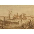 thumbnail image 2 of Abraham Rutgers 18x14 Black Ornate Wood Framed Double Matted Museum Art Print Titled - View of Part of the City of Amsterdam (1686), 2 of 5