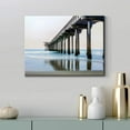 thumbnail image 5 of Scripps Beach Boardwalk Wall Art, California Ocean Shoreline Artwork, Beautiful Beach Décor, Premium Gallery Wrapped Canvas, Ready to Hang, 12 in H x 18 in W, Made in America Print, 5 of 6