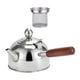 thumbnail image 1 of Tetera portátil de acero inoxidable, cafetera, tetera con mango de madera, tetera para agua Argén, 1 of 9