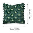 thumbnail image 3 of Wozhuo St Patricks Day Cushion Cover Shamrock Plush Sofa Pillow Case Decor, 3 of 7