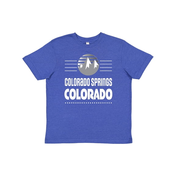 Inktastic Colorado Springs Colorado Mountains Youth T-Shirt