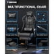 thumbnail image 4 of Computer Chair Office Ergonomic Gamer Chair Black Gaming Chairs With Footrest Mobile Armchair Relaxing Backrest Reclining Wheels My Lux Decor Round, 4 of 14