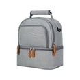 thumbnail image 2 of YIMWNYI Double Layered Lunch Bag, Insulated Large Capacity, Fresh-Keeping Picnic Bag, Versatile Shoulder Strap, Stylish and Durable Lunch Box for Outdoor Use, 2 of 9
