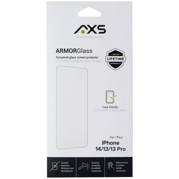 Axessorize ArmorGlass Screen Protector for iPhone 14/13/13 Pro