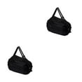 thumbnail image 1 of Youkk Foldable Storage Bag Convenient Travel Companion Reusable Foldable Storage Bags black 2Set, 1 of 6