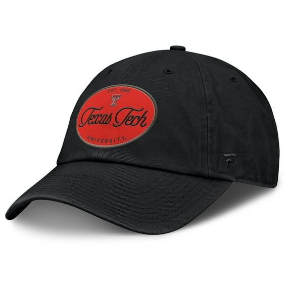 Women's Fanatics Black Texas Tech Red Raiders Candid Adjustable Hat
