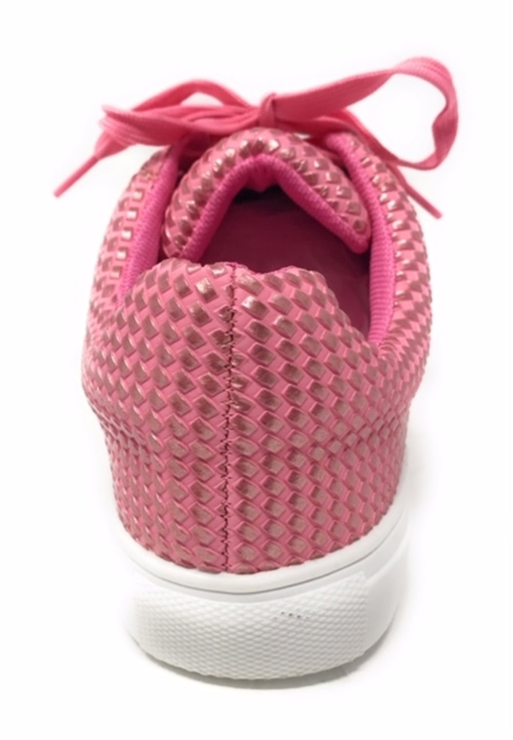 Forever Young Women's Textured Material Lace up Sneakers