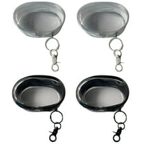 4PCS Clear Portable Storage Bag for Data Cables and Accessories Organizer