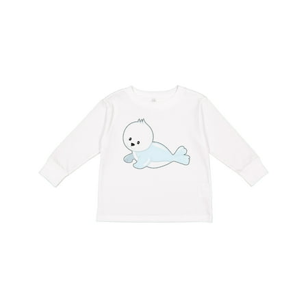 

Inktastic Baby Seal Gift Toddler Boy or Toddler Girl Long Sleeve T-Shirt