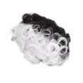 thumbnail image 3 of Pelucas De Fiesta De Cosplay, Peluca Rizada Ondulada Negra Blanca Mullida De Moda Fibra De Alta Temperatura Con Redecilla Para Niñas Para Juegos De Rol ANGGREK Cosplay Halloween Wigs, 3 of 8