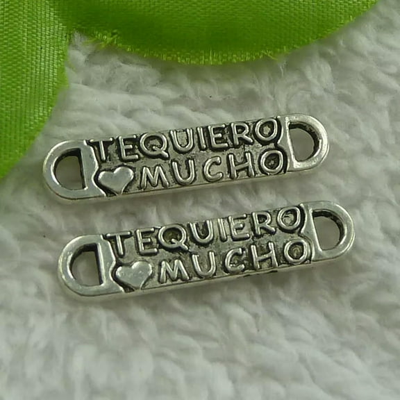 K-KED 200 pcs tibet silverconnectors 32x7mm B4026