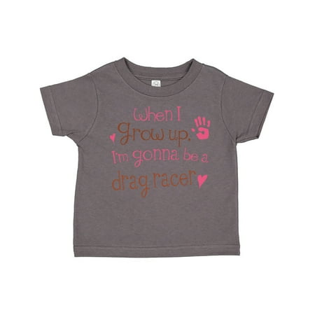 

Inktastic Future Drag Racer Cute Gift Toddler Toddler Girl T-Shirt