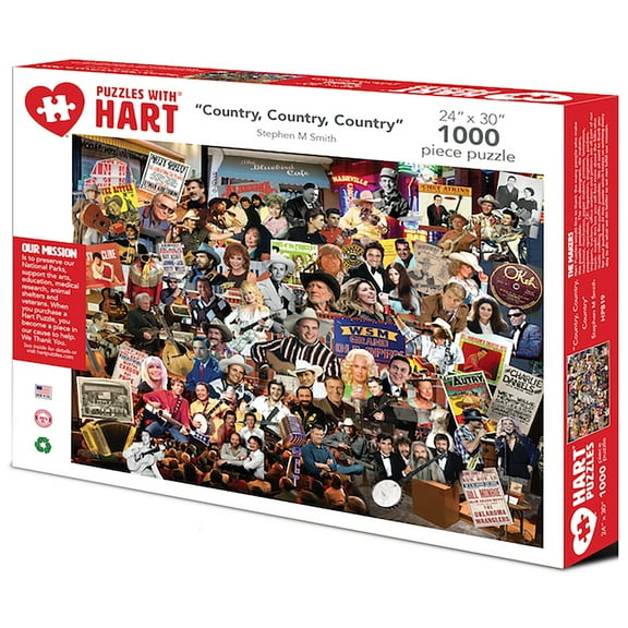 Country, Country, Country by Steve Smith, 24" x 30", 1000 Piece Puzzle