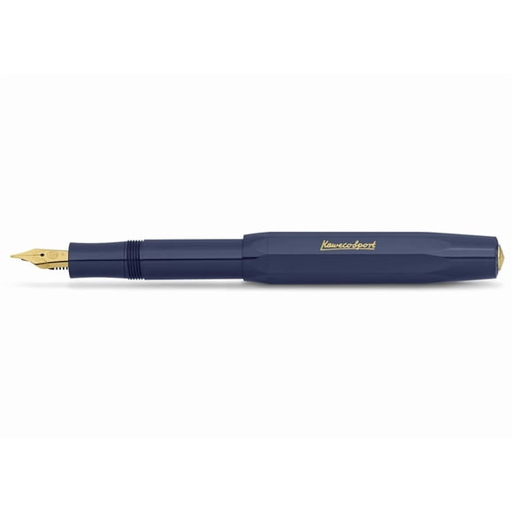 Pluma Estilográfica Kaweco Classic Sport Azul Marino Punta EF 13 cm