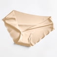 thumbnail image 3 of VONCOS Seamless Underwear for Women No Show Beige Cheeky Panties 2-Pack Invisible Underwear for Leggings & Tight Clothes,Size S, 3 of 4
