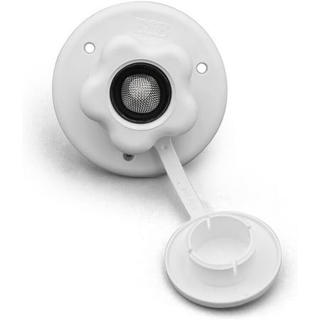 

Flusher Water Flange w/Plastic Valve Polar White