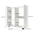 thumbnail image 2 of 60*24*66cm/ 23.6*9.4*26inch MDF Plastic Garage Storage Shelves, 3color, 2 of 7