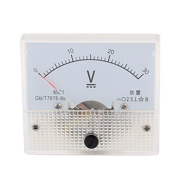 DC Analog Panel Voltmeter Ammeter Amp Volt Meter Gauge 85C1 30V
