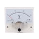 thumbnail image 1 of Medidor de voltaje analógico de panel DC 30V, voltímetro, indicador 85C1 blanco 0-30V DC, 1 of 2