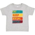 thumbnail image 3 of Inktastic Calf Roping Rodeo Eat Sleep Roping Repeat Boys or Girls Baby T-Shirt, 3 of 5