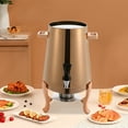 thumbnail image 4 of 3.43Gallon Stainless Steel Hot Beverage Dispenser,Coffee Chafer Urn with Spigot&Fuel Holder,Cold&Hot Drinks Dispenser for Milk Coffee Tea Juice - Parties Catering Buffet Event, 4 of 20