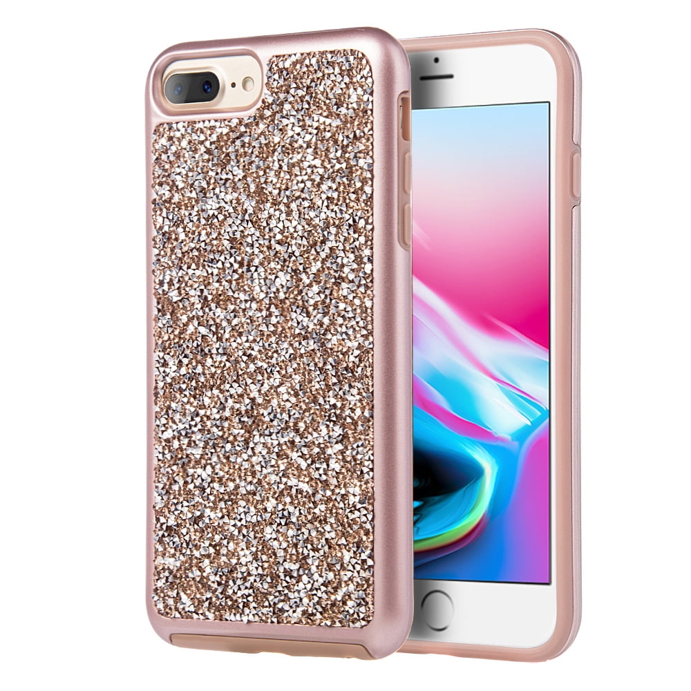 iPhone 8 Plus Diamond Case, Glitterati Brilliant Tough Case Diamond