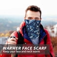 thumbnail image 7 of Neck Gaiter Face Cover Scarf, blue bus Soft Face Sun Mask Cover Scarf Headband Cooling Sweat Absorbing Bandanas Hiking Cycling Running, 7 of 7
