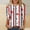 A686 Beige, variant on 4th of July American Flag Tunic Top for Women Patriotic Stars and Stripes 3/4 Sleeve Crewneck Casual Loose Fit Summer Party Shirt Tops