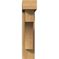 thumbnail image 2 of Ekena Millwork 5 1/2"W x 24"D x 24"H Westlake Block Smooth Bracket w/ Offset Brace, Western Red Cedar, 2 of 25