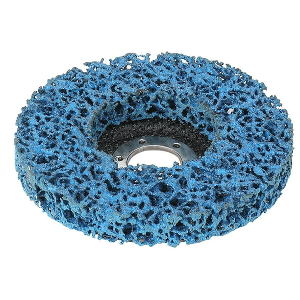Disco abrasivo de tira de polietileno de 5 piezas para eliminar óxido y pintura, rueda de pulido para amoladora angular (100 mm)