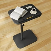 Sofa Couch Arm Table Tv Tray Small Bed Stand C Shaped Side End Tables for Living Room Bedroom Bedside Rustic