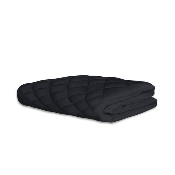 Amorosa Protector de Colchón Impermeable Transpirable, Ultra Suave Matrimonial Negro 135*190*45CM