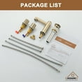 thumbnail image 6 of CASAINC 8 in. Widespread Double Handle Bathroom Faucet Deck Mounted Spot Resist Bathroom Sink Faucet with Pop-Up Drain in Brushed Champagne Gold, 6 of 10