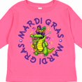 thumbnail image 4 of Inktastic Mardi Gras Party Alligator Boys or Girls Long Sleeve Toddler T-Shirt, 4 of 5