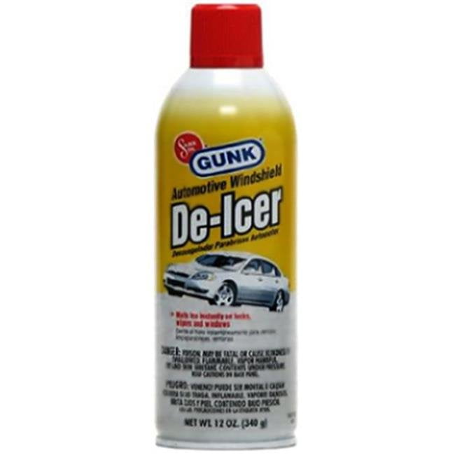 Gunk DE1 12 oz Automotive Windshield De Icer