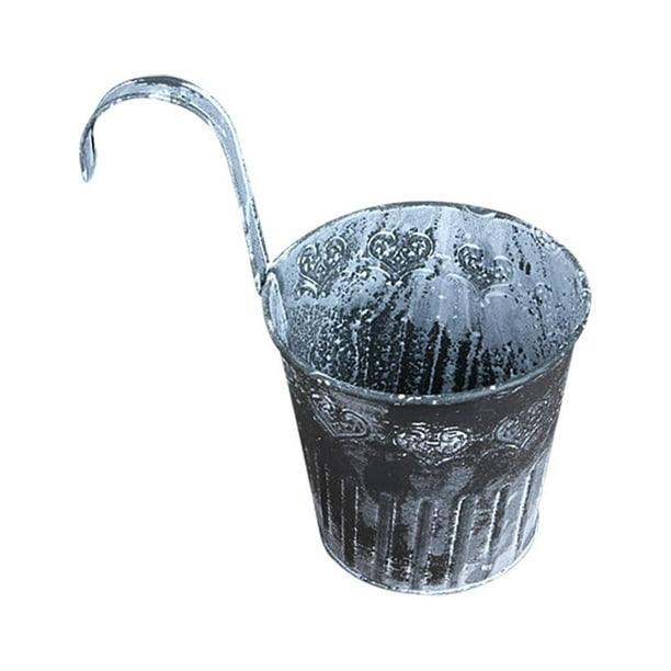 Macetas colgantes decorativas de artesanías de metal de hierro macetas retro de hierro macetas creativas de barril de hierro para pedidos de compra comuníquese con el servicio ANGGREK Otros