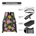 thumbnail image 4 of Goofa Colorful Roses Pattern Comfortable Student Backpack - Ergonomic Design, Durable, Water-Resistant, Multi-Compartment,Travel, and Outdoor Activities, 4 of 5