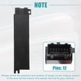thumbnail image 4 of Interruptor de asiento eléctrico Unique Bargains 6 vías para Acura ILX 2013-2020 MDX 2004-2013, 4 of 8