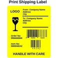 thumbnail image 5 of Fluorescent Neon Yellow Sticker Paper - Shipping Label Full Sheet Adhesive - 8.27 x 11.69 inch A4 Color Sticker Labels for Laser/Inkjet Printers (20 Sheets), 5 of 8